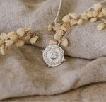 'Gaia Goddess" Silver Necklace