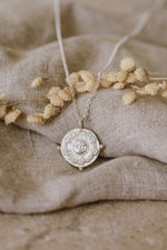 'Gaia Goddess" Silver Necklace