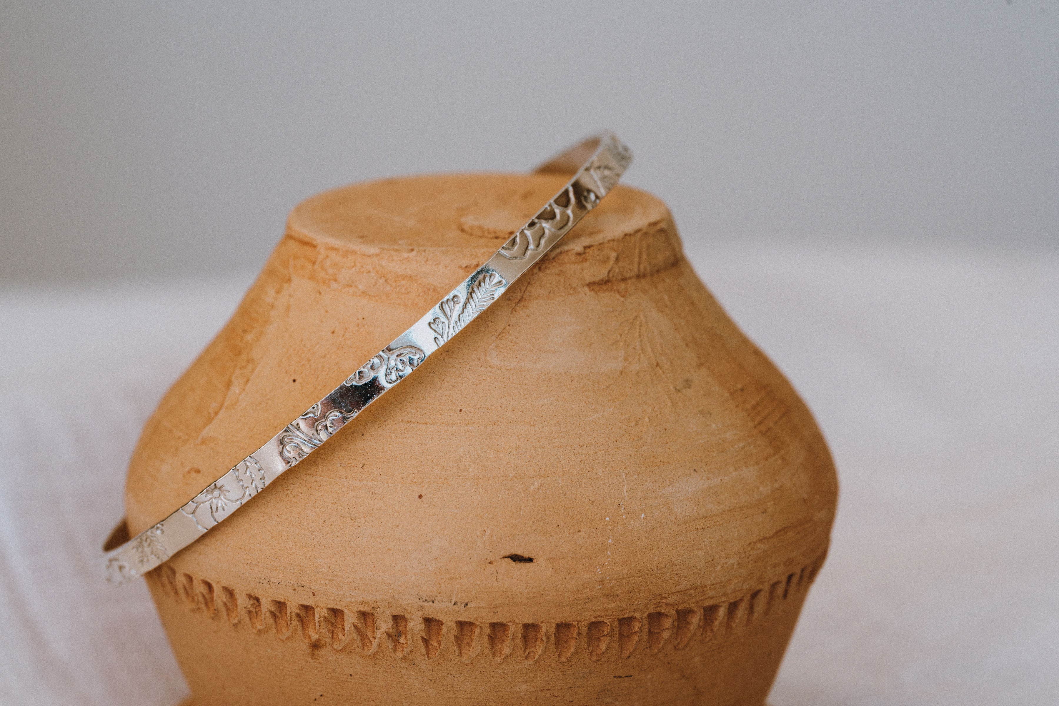 The 'Flower Meadow' Torque Bangle