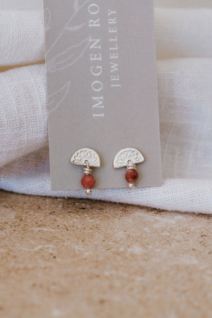‘Bloom’ Silver Tourmaline Studs