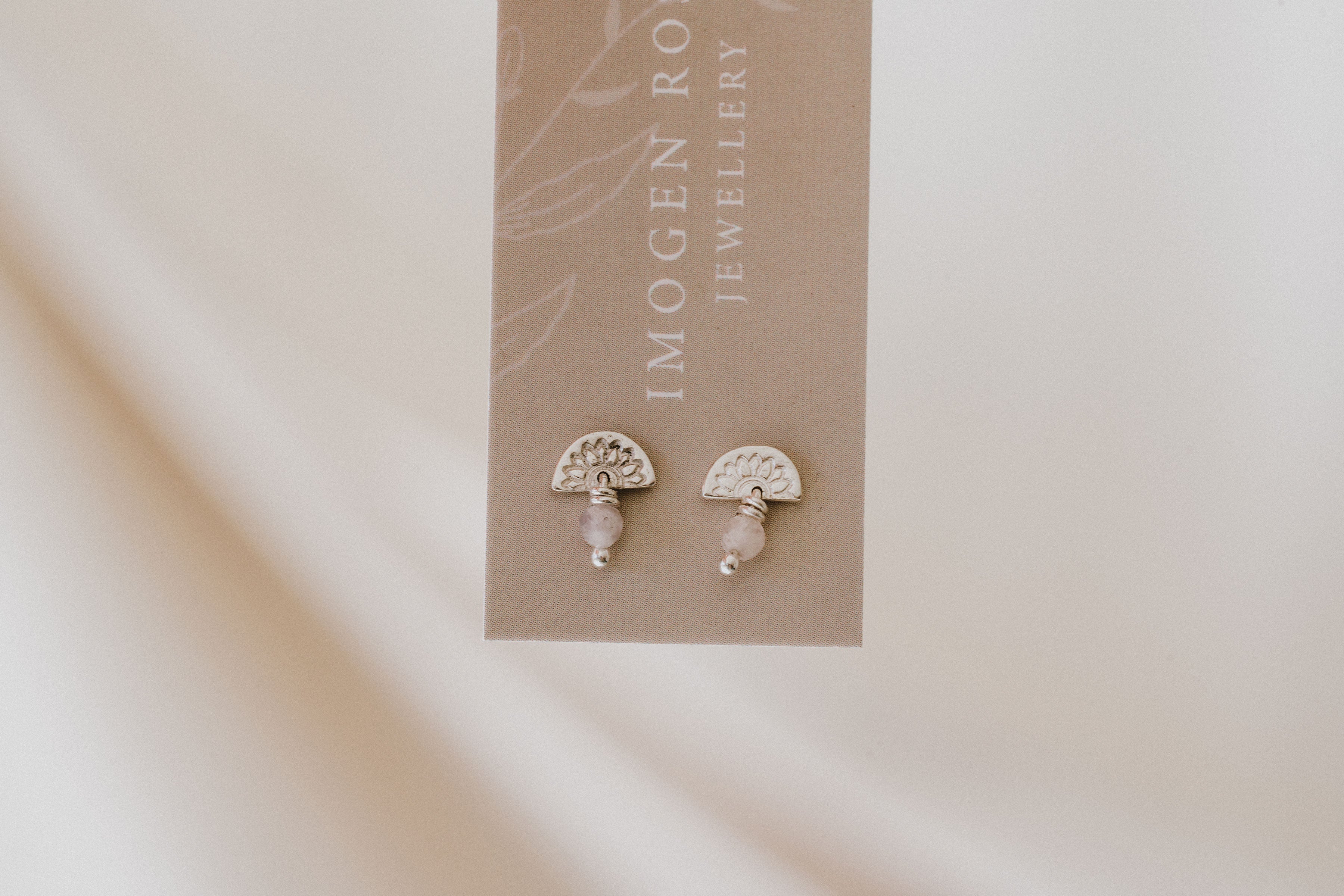 ‘Bloom’ Silver Tourmaline Studs