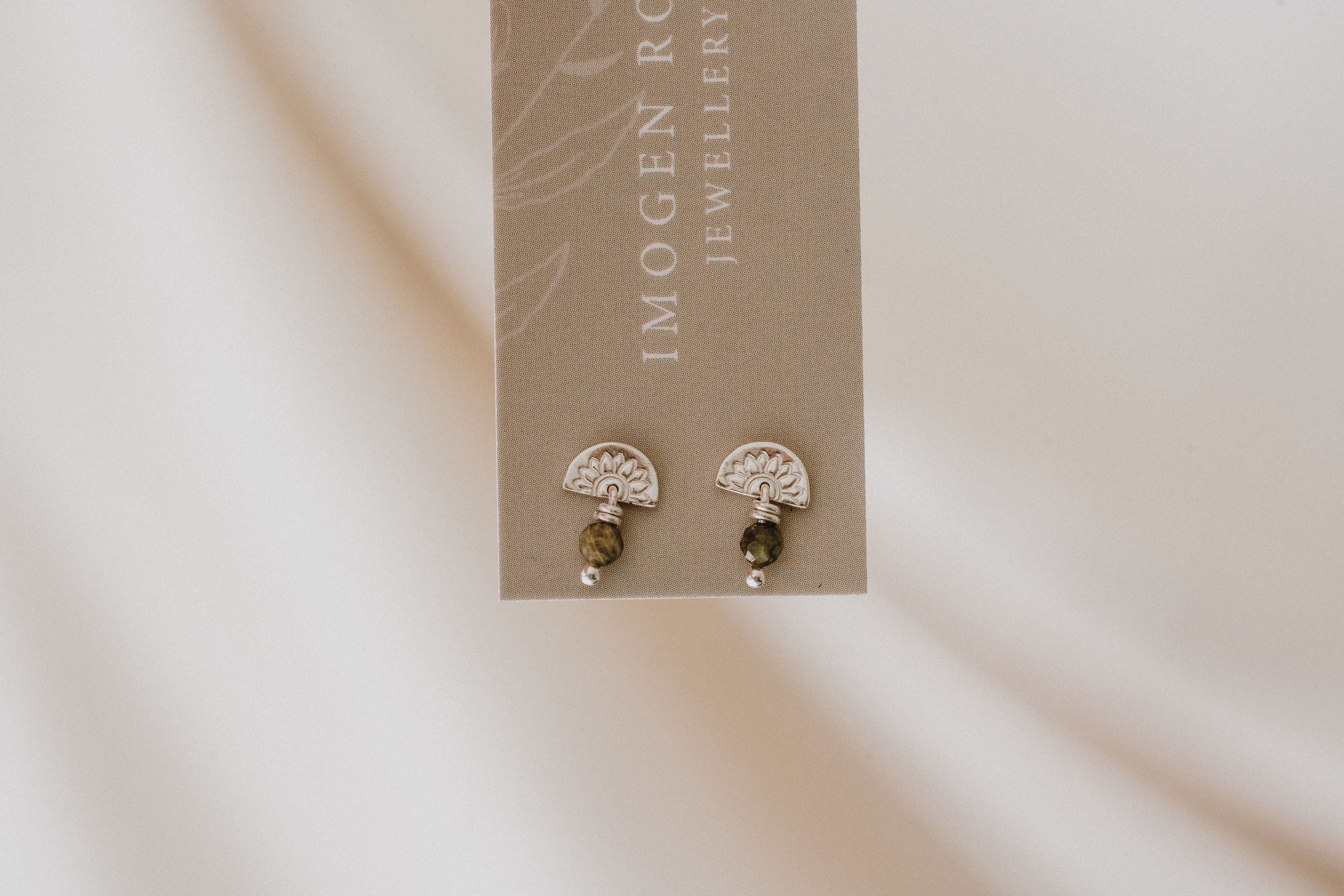 ‘Bloom’ Silver Tourmaline Studs