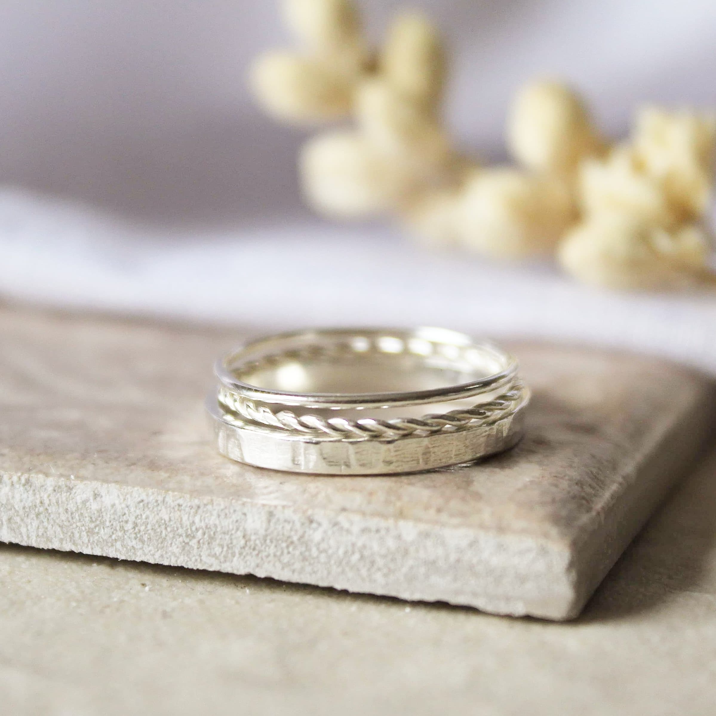 'Dahlia' Stacking Ring Set