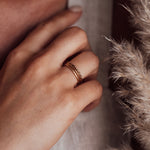 'Marigold' Gold Filled Stacking Ring Set