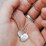 Silver Zodiac Pebble Necklace