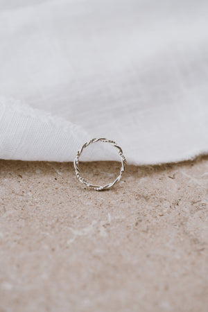'Ethereal' Silver Stacking Ring