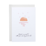 'Simple Moments With You' Greetings Card