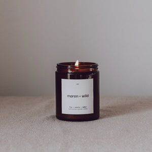 'Fig, Cassis and Amber' Scented Candle