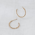 Gold Filled Forever Entwined Twisted Hoops