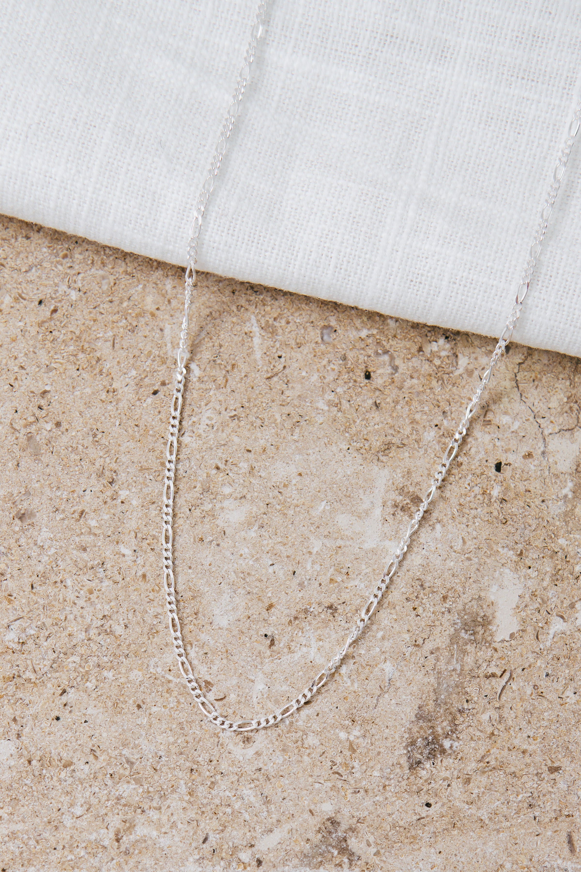 Delicate and Simple Silver Stacking Chains