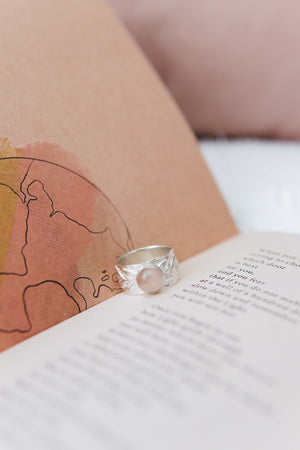 'Vintage Rose' Silver Statement Ring