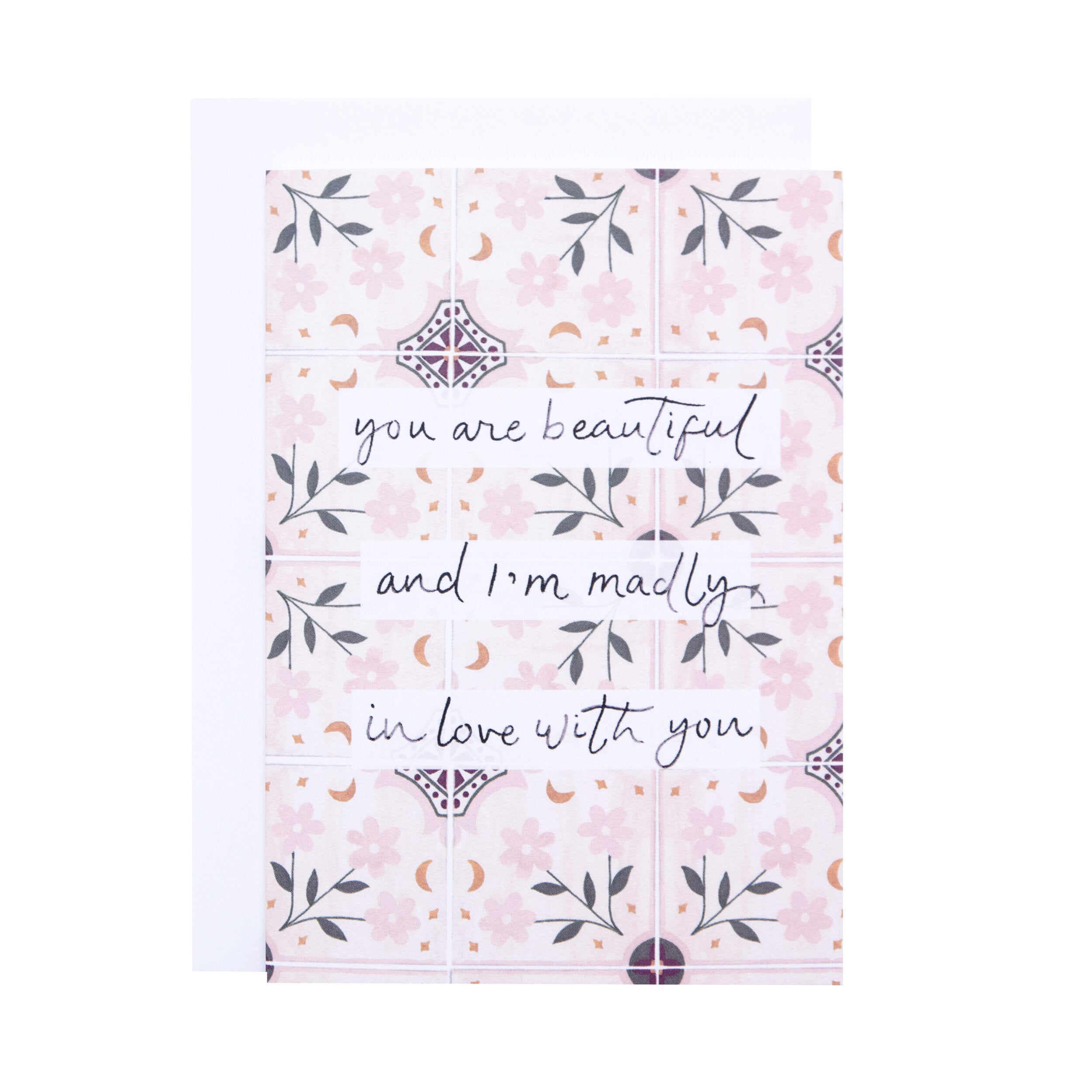 'Madly in Love' Greetings Card