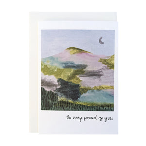 'So Very Proud' Greetings Card