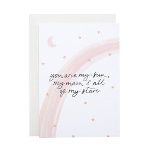 'You are my sun...' Greetings Card