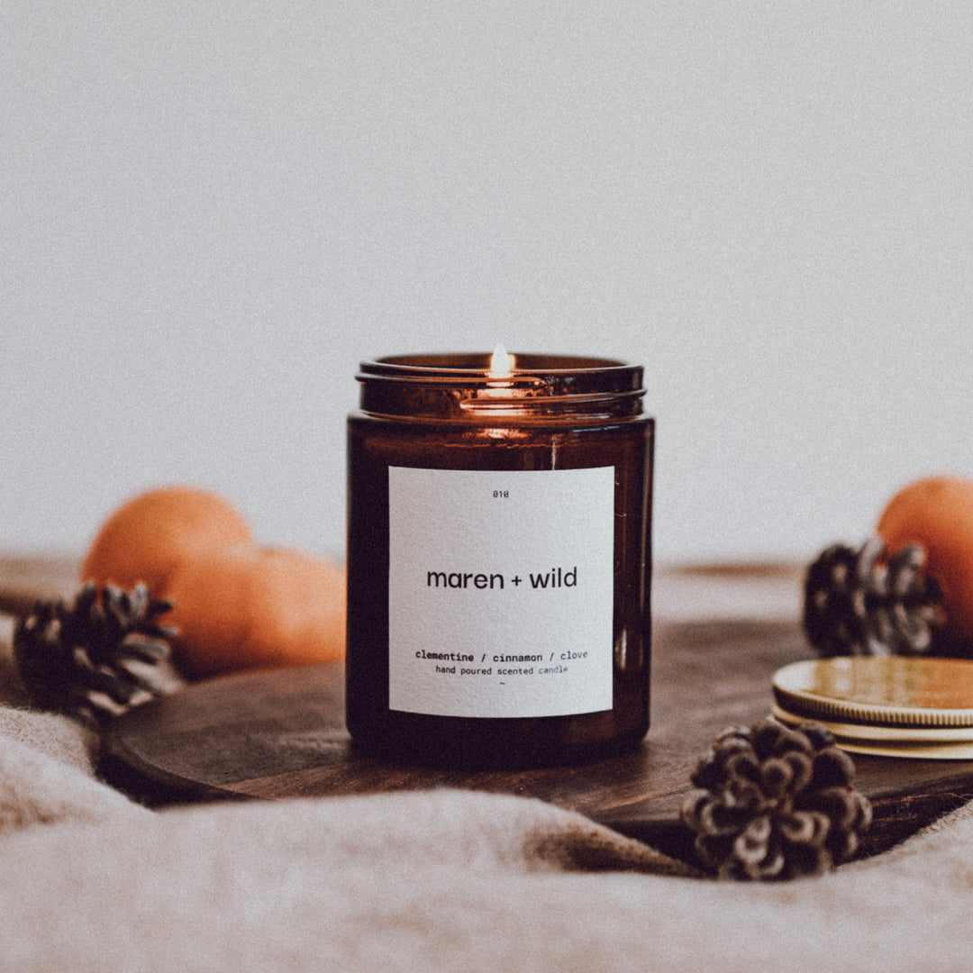 'Clementine, Cinnamon and Clove' Scented Candle